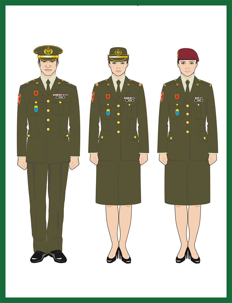 despierta vestido absceso 🎖️Uniforme militar mujer y hombre: uso diario o de trabajo en el Ejército  de Tierra - El Corte Militar